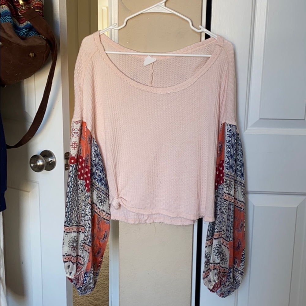 Long sleeve shirt pink